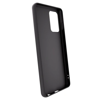 Picasee silikonowe czarne etui na Samsung Galaxy A72 A725F - ARIES