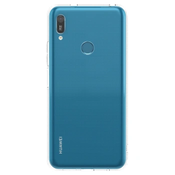 Picasee silikonowe przeźroczyste etui na Huawei Y6 2019 - Własny projekt ze zdjęcia