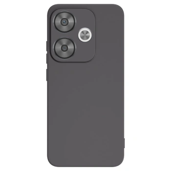 Picasee silikonowe czarne etui na Xiaomi Poco F6 - Własny projekt ze zdjęcia