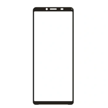 Szkło hartowane 3D z ramką do Sony Xperia 10 VII - czarne