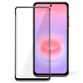 Szkło hartowane 3D z ramką do Samsung Galaxy A37 - czarne