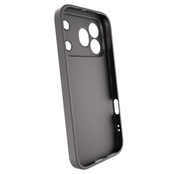 Picasee silikonowe czarne etui na Honor 600 Pro - Dark Elegance