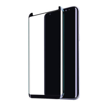 Picasee zakrzywione szkło ochronne 3D do Samsung Galaxy S8 G950F - czarne