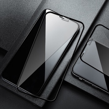 Picasee ochronne szkło hartowane 3D z ramką do Apple iPhone 11 Pro Max - czarne