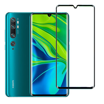 Picasee zakrzywione szkło ochronne 3D do Xiaomi Mi Note 10 (Pro) - czarne