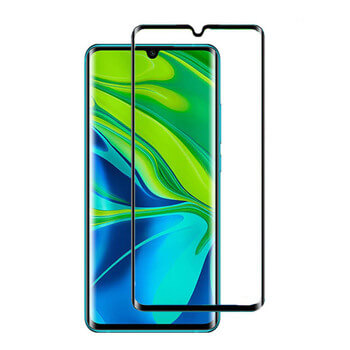 3x Picasee zakrzywione szkło ochronne 3D do Xiaomi Mi Note 10 (Pro) - czarne 2+1 gratis