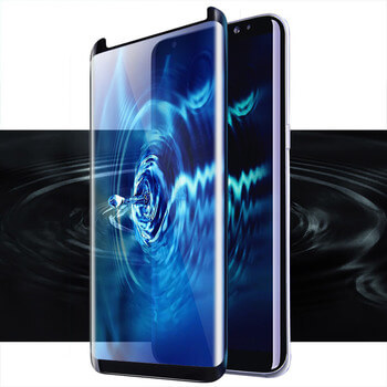 Picasee zakrzywione szkło ochronne 3D do Samsung Galaxy S8 G950F - czarne