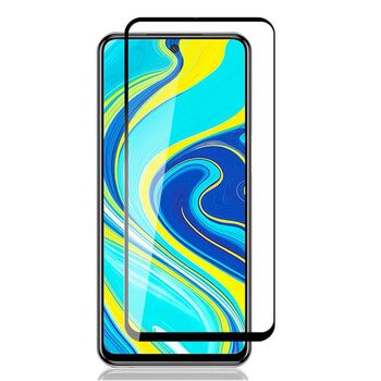 Szkło hartowane 3D z ramką do Xiaomi Redmi Note 9S - czarne