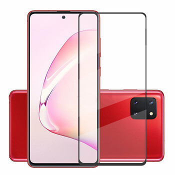 Picasee ochronne szkło hartowane 3D z ramką do Samsung Galaxy Note 10 Lite N770F - czarne