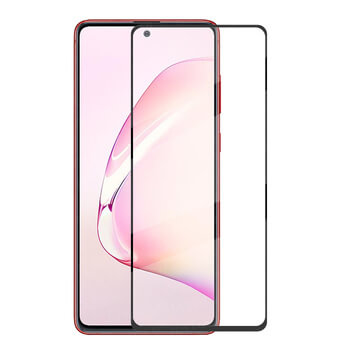 Picasee ochronne szkło hartowane 3D z ramką do Samsung Galaxy Note 10 Lite N770F - czarne