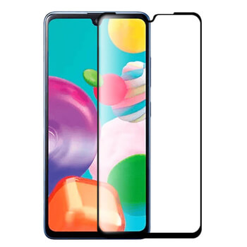 Ochronne szkło hartowane 3D z ramką do Samsung Galaxy A41 A415F - czarne