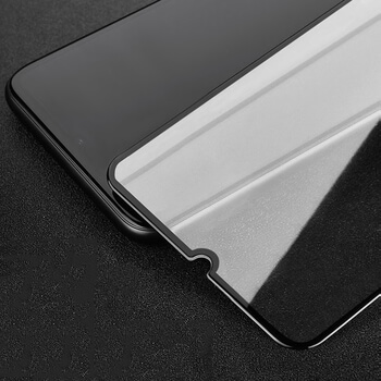3x Picasee ochronne szkło hartowane 3D z ramką do Samsung Galaxy A41 A415F - czarne – 2+1 gratis