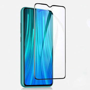 Picasee ochronne szkło hartowane 3D z ramką do Xiaomi Redmi Note 8 Pro - czarne