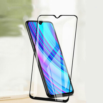 Picasee ochronne szkło hartowane 3D z ramką do Xiaomi Redmi 9 - czarne