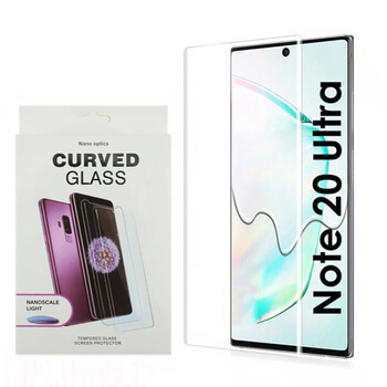 3x Picasee Zakrzywione szkło ochronne 3D UV do Samsung Galaxy Note 20 Ultra - 2+1 gratis