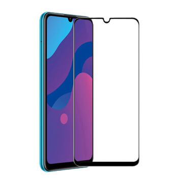 Picasee ochronne szkło hartowane 3D z ramką do Honor 9A - czarne