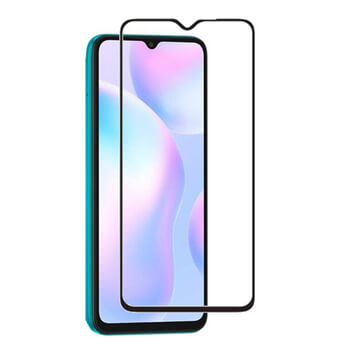 Ochronne szkło hartowane 3D z ramką do Xiaomi Redmi 9A - czarne