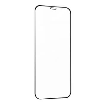3x Picasee ochronne szkło hartowane 3D z ramką do Apple iPhone 12 Pro Max - czarne – 2+1 gratis