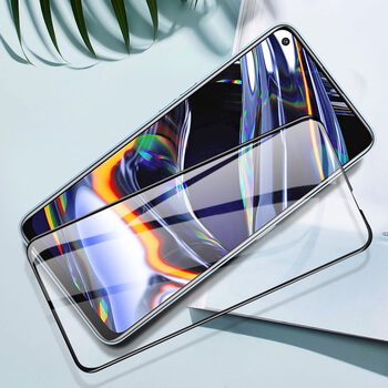 Szkło hartowane 3D z ramką do Realme 7 Pro - czarne