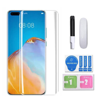 Picasee Zakrzywione szkło ochronne 3D UV do Huawei Mate 40 Pro