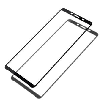 3x Picasee zakrzywione szkło ochronne 3D do Sony Xperia 10 II - czarne 2+1 gratis
