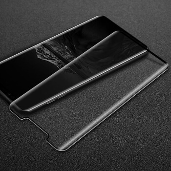 Picasee zakrzywione szkło ochronne 3D do Huawei Mate 20 Pro - czarne