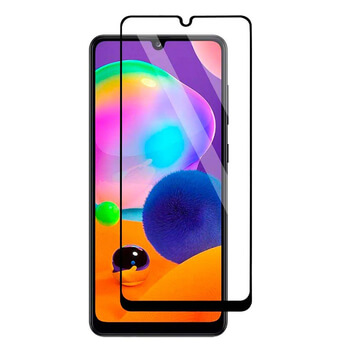 3x szkło hartowane 3D z ramką do Samsung Galaxy A31 A315F - czarne