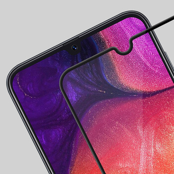 Picasee ochronne szkło hartowane 3D z ramką do Samsung Galaxy A31 A315F - czarne