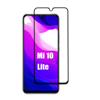 3x Picasee ochronne szkło hartowane 3D z ramką do Xiaomi Mi 10 Lite - czarne – 2+1 gratis