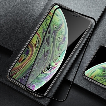 Szkło hartowane 3D z ramką do Apple iPhone XS Max - czarne