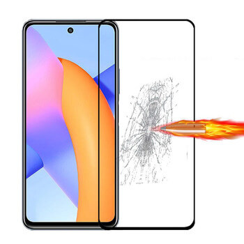 Picasee ochronne szkło hartowane 3D z ramką do Honor 10X Lite - czarne