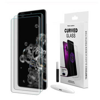 3x Zakrzywione szkło ochronne 3D UV do Samsung Galaxy S21 Ultra 5G G998B - 2+1 gratis