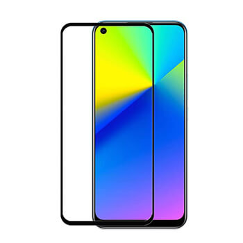 Szkło hartowane 3D z ramką do Realme 7i - czarne