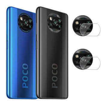 3x Picasee szkło ochronne na obiektyw aparatu do Xiaomi Poco X3 Pro 2+1 gratis