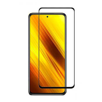 3x Picasee ochronne szkło hartowane 3D z ramką do Xiaomi Poco X3 Pro - czarne – 2+1 gratis