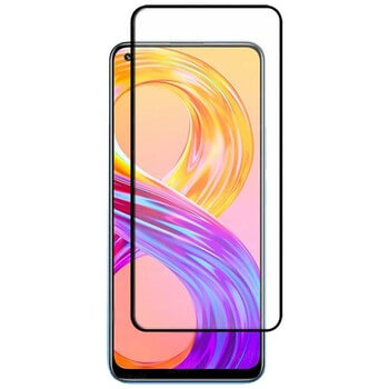 Szkło hartowane 3D z ramką do Realme 8 Pro - czarne