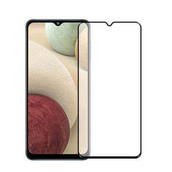3x Picasee ochronne szkło hartowane 3D z ramką do Samsung Galaxy A22 A226B 5G - czarne – 2+1 gratis