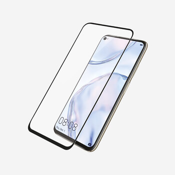 3x Picasee ochronne szkło hartowane 3D z ramką do Huawei P50 - czarne – 2+1 gratis