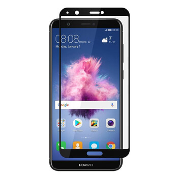 Szkło hartowane 3D z ramką do Huawei P Smart - czarne