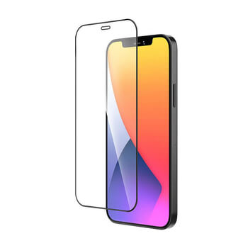 3x Picasee ochronne szkło hartowane 3D z ramką do Apple iPhone 13 Pro - czarne – 2+1 gratis