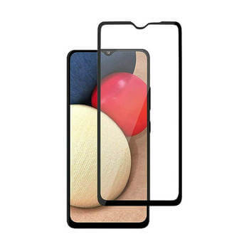 Picasee ochronne szkło hartowane 3D z ramką do Samsung Galaxy A03s A037G - czarne