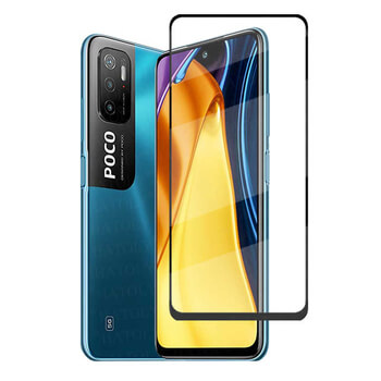 3x Picasee ochronne szkło hartowane 3D z ramką do Xiaomi Poco M3 Pro 5G - czarne – 2+1 gratis