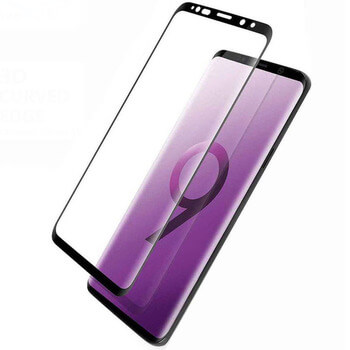 3x Picasee zakrzywione szkło ochronne 3D do Samsung Galaxy S9 Plus G965F - czarne 2+1 gratis