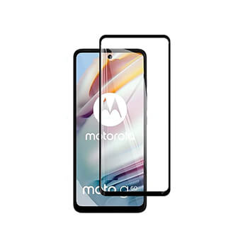 Szkło hartowane 3D z ramką do Motorola Moto G60 - czarne