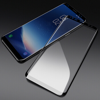 3x Picasee zakrzywione szkło ochronne 3D do Samsung Galaxy S9 Plus G965F - czarne 2+1 gratis