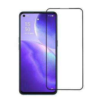 Szkło hartowane 3D z ramką do OPPO Reno 5 5G - czarne