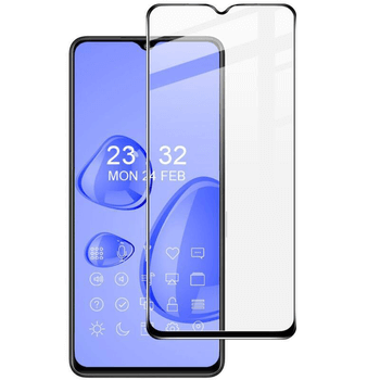 Picasee ochronne szkło hartowane 3D z ramką do OPPO A16s - czarne