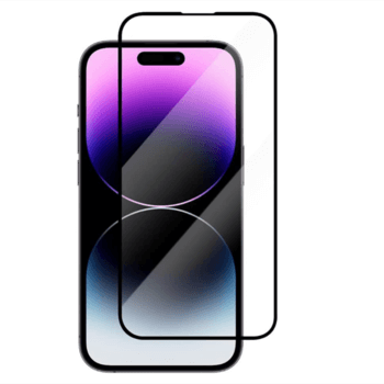 Szkło hartowane 3D z ramką do Apple iPhone 14 Pro Max - czarne