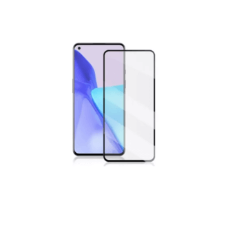 Picasee ochronne szkło hartowane 3D z ramką do OnePlus 9 - czarne