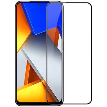 3x Picasee ochronne szkło hartowane 3D z ramką do Xiaomi Poco M4 Pro - czarne – 2+1 gratis